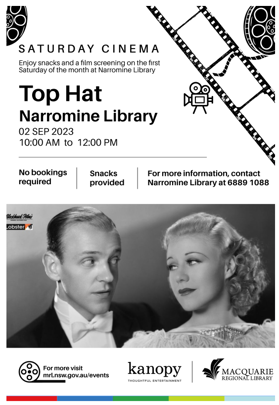 Saturday Cinema - Top Hat